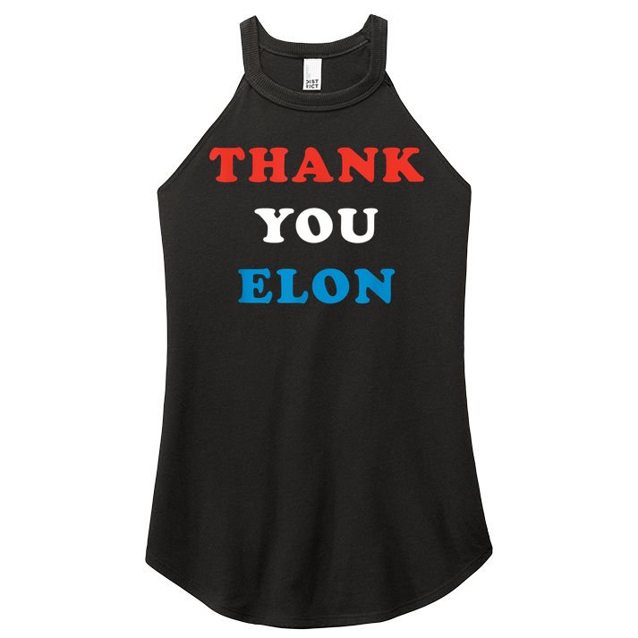 Thank You Elon Women's Perfect Tri Rocker Tank