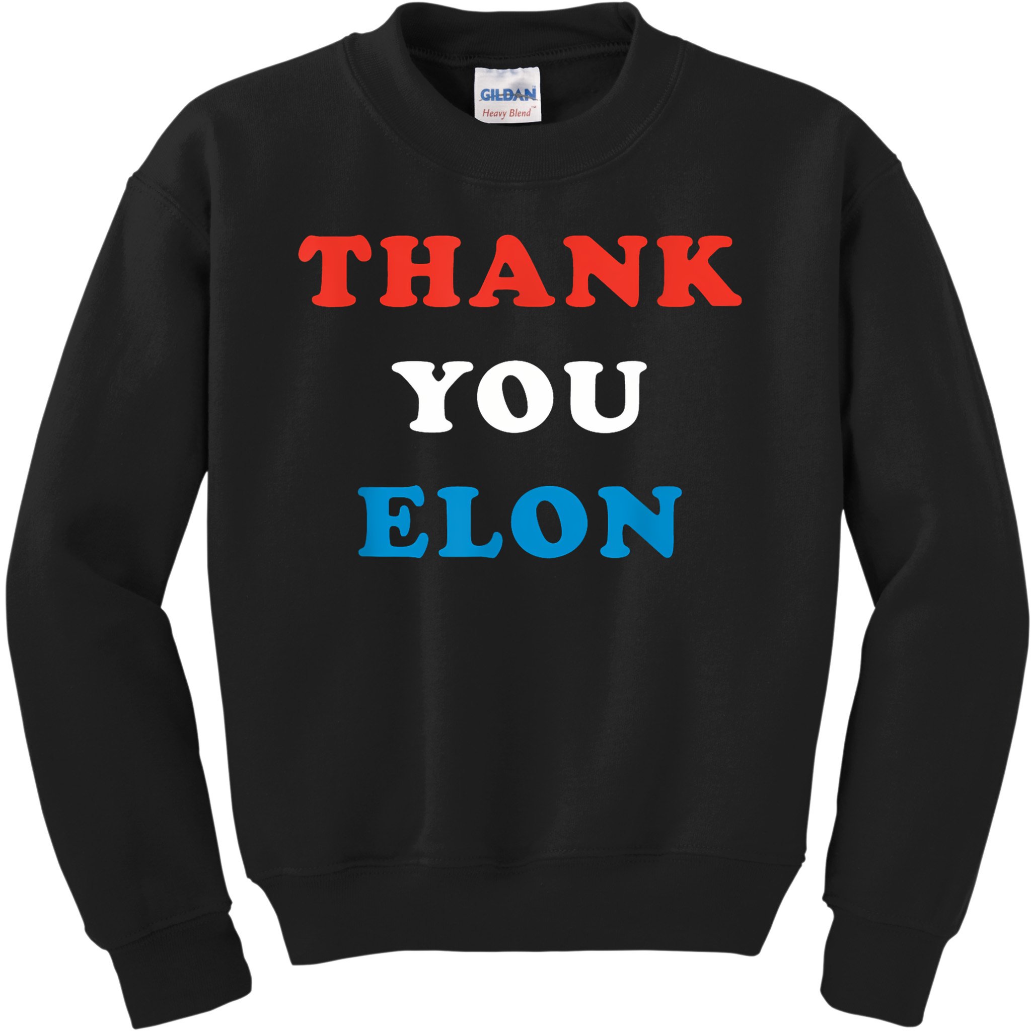 Thank You Elon Kids Sweatshirt