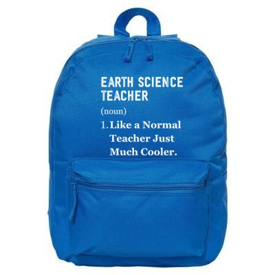 Thank You Earth Science Professor Funny Earth Science Gift 16 in Basic Backpack