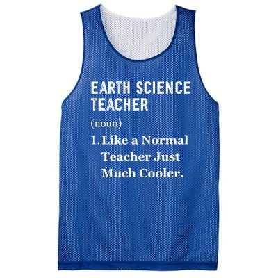 Thank You Earth Science Professor Funny Earth Science Gift Mesh Reversible Basketball Jersey Tank