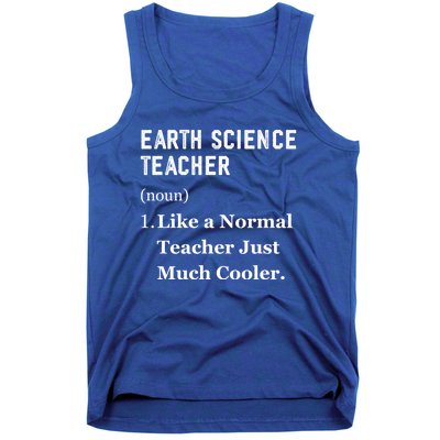 Thank You Earth Science Professor Funny Earth Science Gift Tank Top