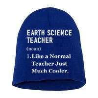 Thank You Earth Science Professor Funny Earth Science Gift Short Acrylic Beanie