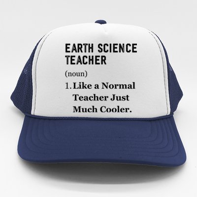 Thank You Earth Science Professor Funny Earth Science Gift Trucker Hat