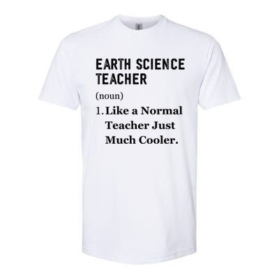 Thank You Earth Science Professor Funny Earth Science Gift Softstyle CVC T-Shirt