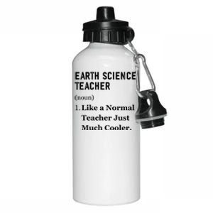 Thank You Earth Science Professor Funny Earth Science Gift Aluminum Water Bottle