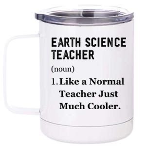 Thank You Earth Science Professor Funny Earth Science Gift 12 oz Stainless Steel Tumbler Cup