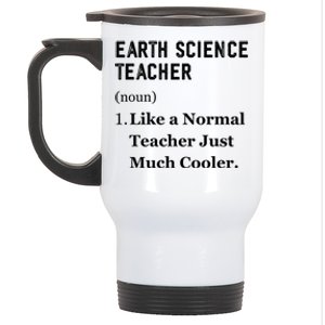 Thank You Earth Science Professor Funny Earth Science Gift Stainless Steel Travel Mug