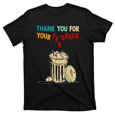 Thank You For Your Feedback Raglan Baseball T-Shirt