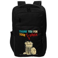 Thank You For Your Feedback Raglan Baseball Impact Tech Backpack
