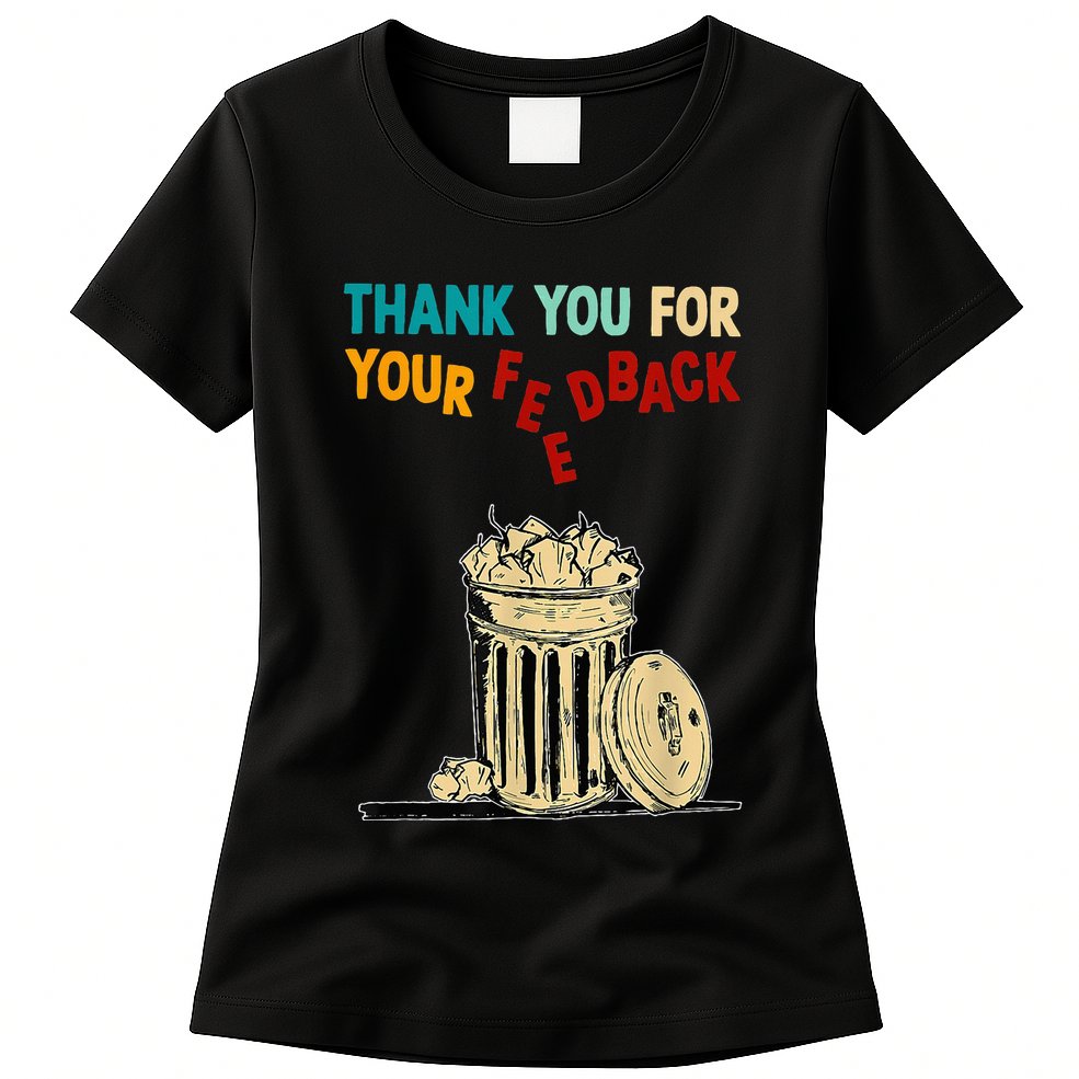 Thank You For Your Feedback Raglan Baseball Womens T-Shirt
