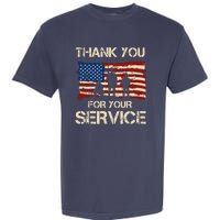 Thank You For Your Service Veterans Day Vintage USA Garment-Dyed Heavyweight T-Shirt