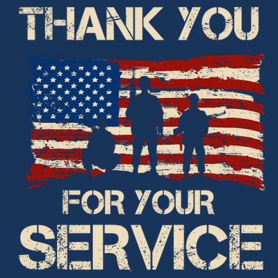 Thank You For Your Service Veterans Day Vintage USA T-Shirt