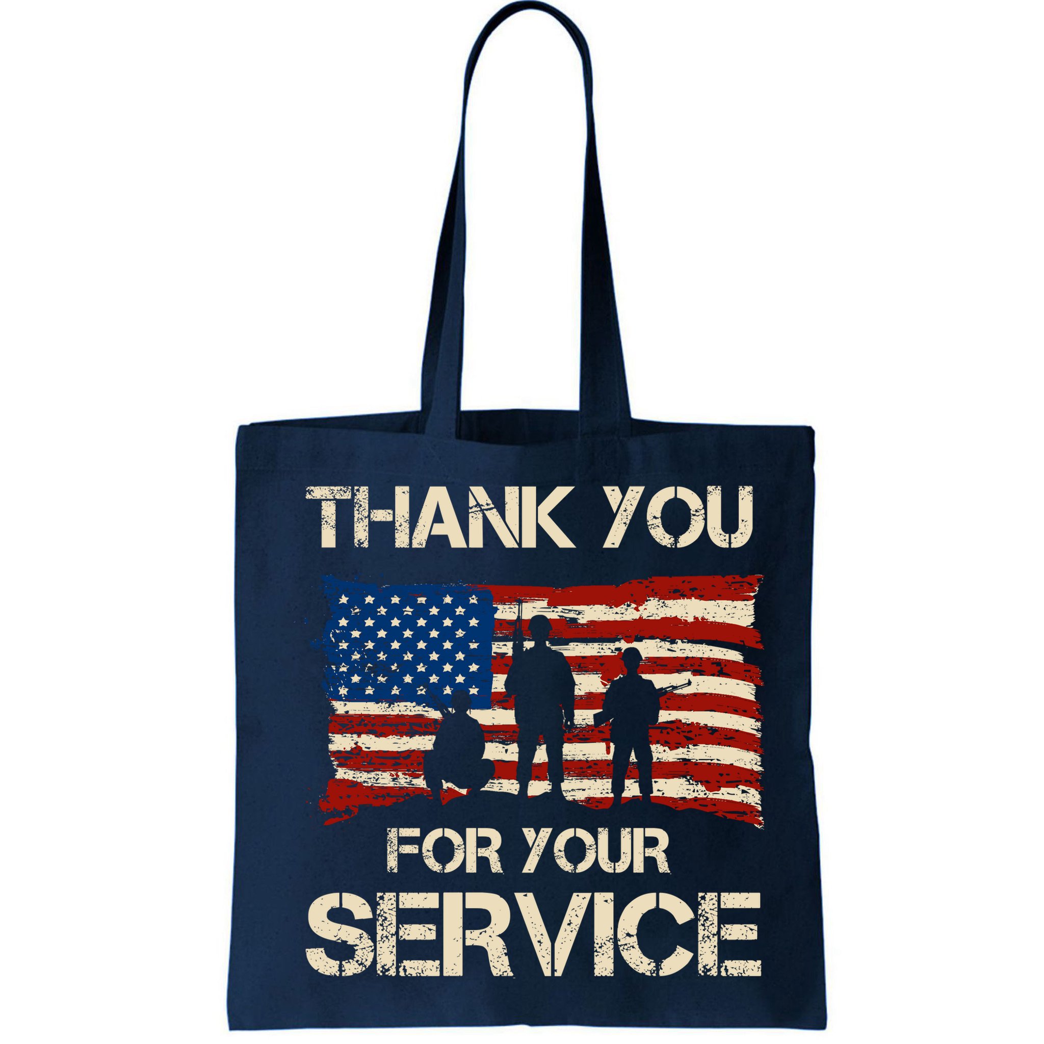 Thank You For Your Service Veterans Day Vintage USA Bag