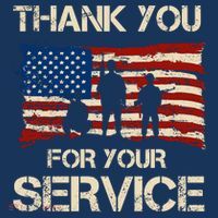 Thank You For Your Service Veterans Day Vintage USA Kids T-Shirt
