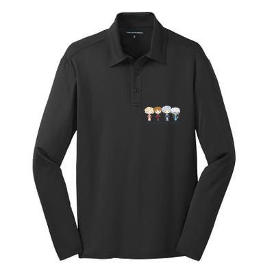 Thank You For Being A Friend Silk Touch Performance Long Sleeve Polo