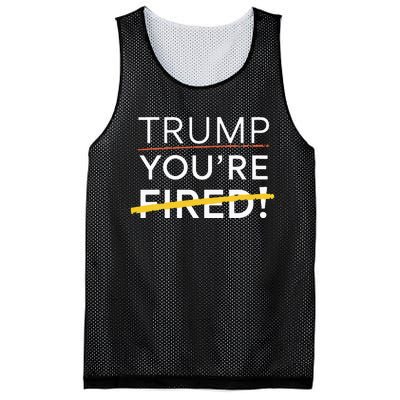 Trump YouRe Fired Mesh Reversible Basketball Jersey Tank