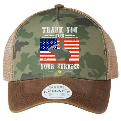 Thank you for your services Patriotic - veterans day Legacy Tie Dye Trucker Hat