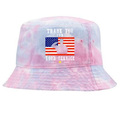 Thank you for your services Patriotic - veterans day Tie-Dyed Bucket Hat