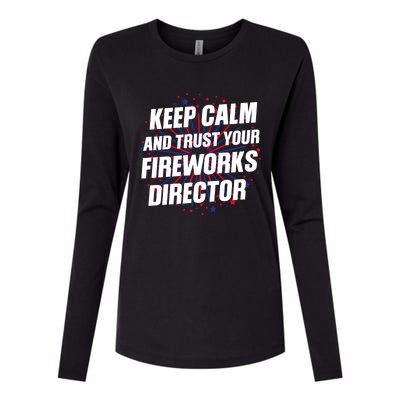 Trust Your Fireworks Director Firework Director Gift Womens Cotton Relaxed Long Sleeve T-Shirt