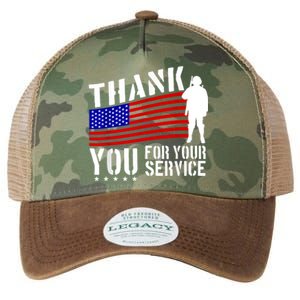 Thank You For Your Service Legacy Tie Dye Trucker Hat