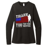 Thank You For Your Service Womens CVC Long Sleeve Shirt