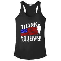 Thank You For Your Service Ladies PosiCharge Competitor Racerback Tank