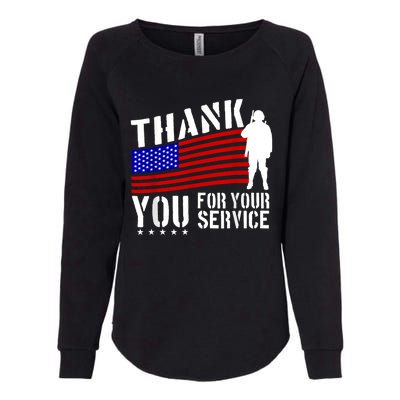 Thank You For Your Service Womens California Wash Sweatshirt