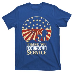 Thank You For Your Service On Veterans Day And Memorial Day Cute Gift T-Shirt