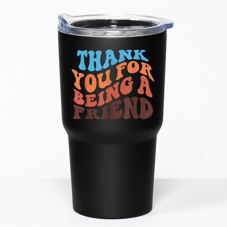 Thank You For Being A Golden Friend Retro Vintage For Girls Tumbler