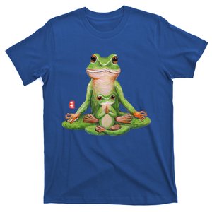 Two Yoga Frogs Meditation Yoga Animal Frogs Lover Gift Cool Gift T-Shirt