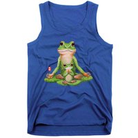 Two Yoga Frogs Meditation Yoga Animal Frogs Lover Gift Cool Gift Tank Top