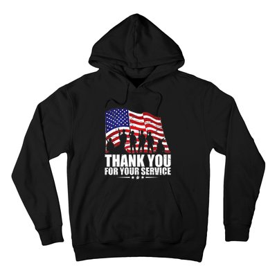 Thank You For Your Service Veteran Day Hoodie