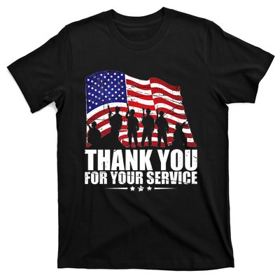 Thank You For Your Service Veteran Day T-Shirt