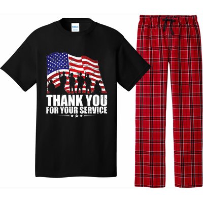 Thank You For Your Service Veteran Day Pajama Set