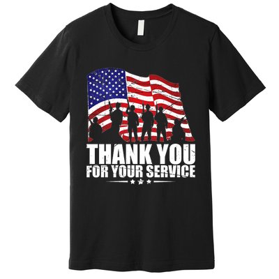 Thank You For Your Service Veteran Day Premium T-Shirt