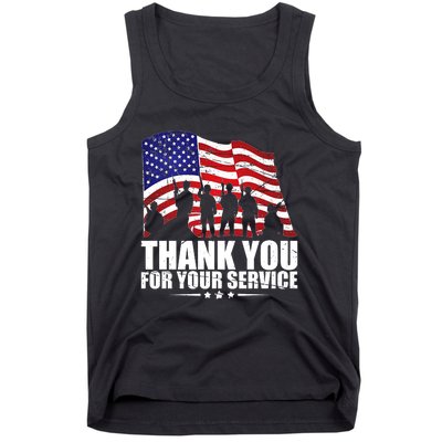 Thank You For Your Service Veteran Day Tank Top