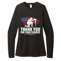 Thank You For Your Service Veteran Day Womens CVC Long Sleeve Shirt