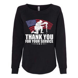 Thank You For Your Service Veteran Day Womens California Wash Sweatshirt