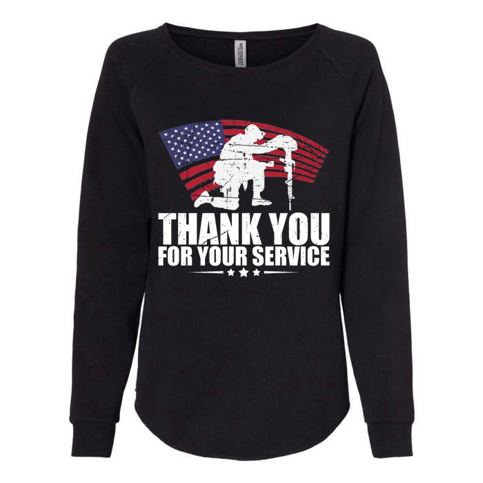 Thank You For Your Service Veteran Day Womens California Wash Sweatshirt