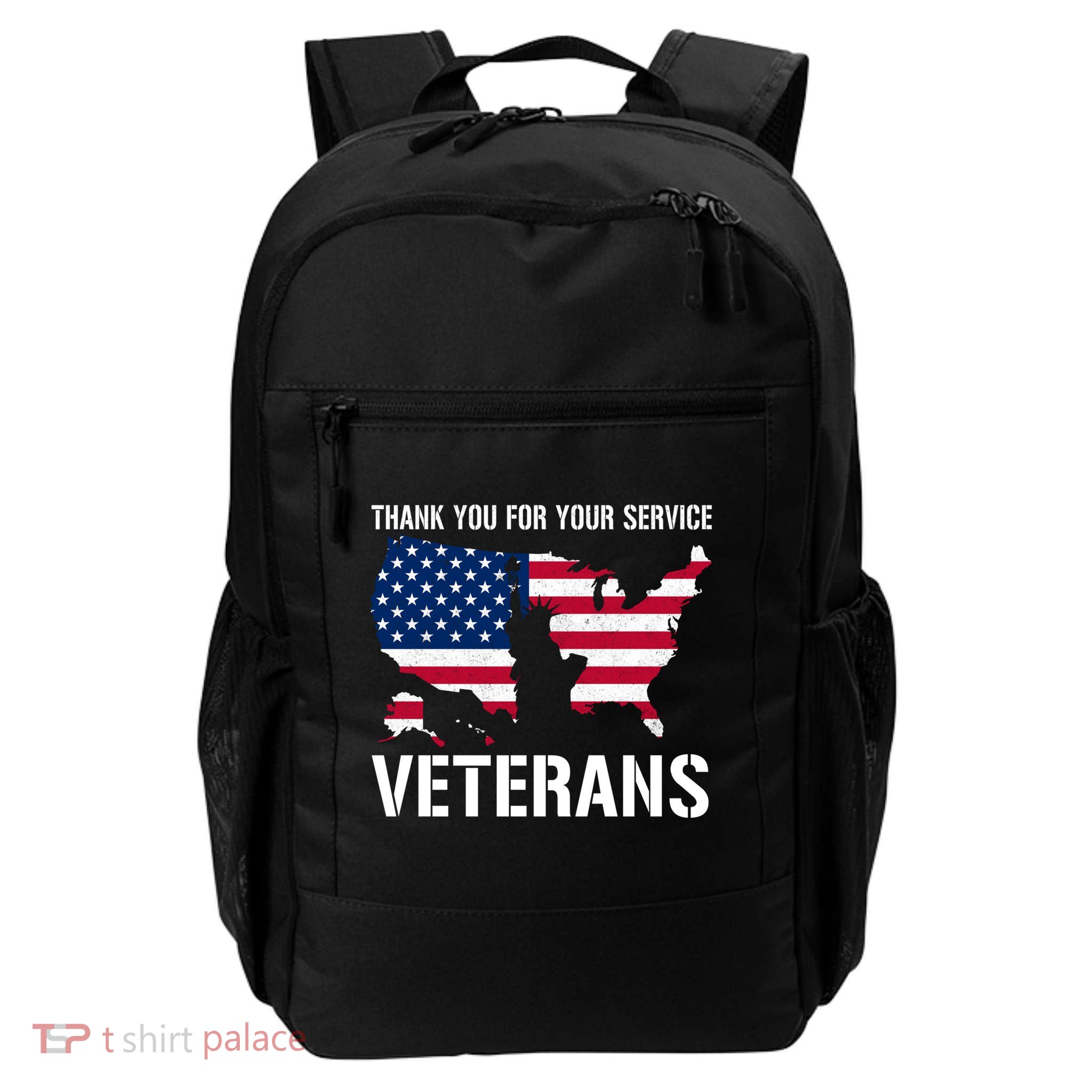 Thank You For Your Service Veterans Gift Veteran Day Gift Backpack