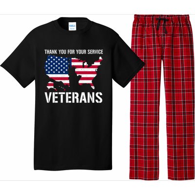 Thank You For Your Service Veterans Gift Veteran Day Gift Pajama Set