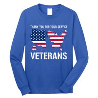 Thank You For Your Service Veterans Gift Veteran Day Gift Long Sleeve Shirt