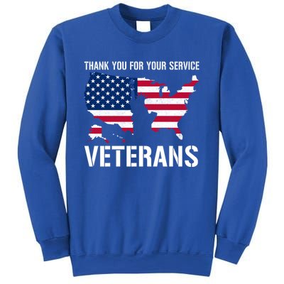 Thank You For Your Service Veterans Gift Veteran Day Gift Sweatshirt