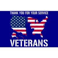 Thank You For Your Service Veterans Gift Veteran Day Gift Bumper Sticker