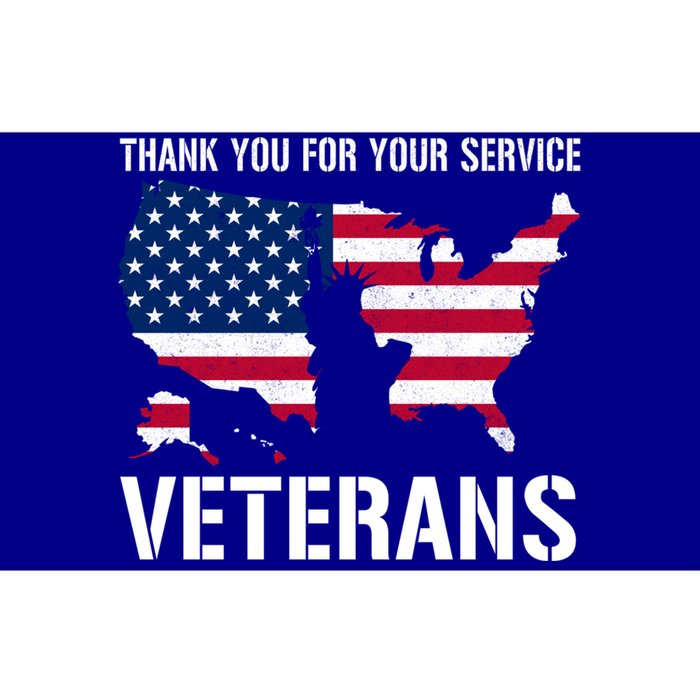 Thank You For Your Service Veterans Gift Veteran Day Gift Bumper Sticker