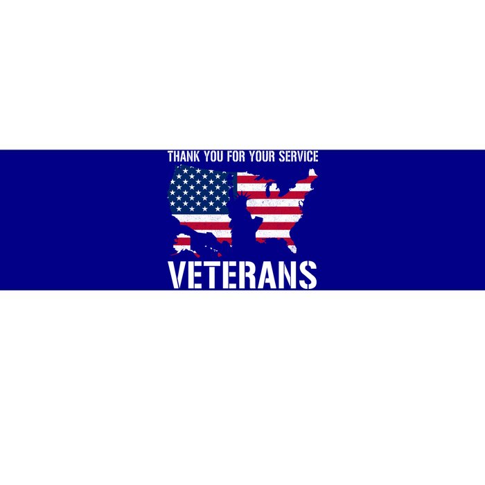 Thank You For Your Service Veterans Gift Veteran Day Gift Bumper Sticker