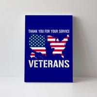 Thank You For Your Service Veterans Gift Veteran Day Gift Canvas