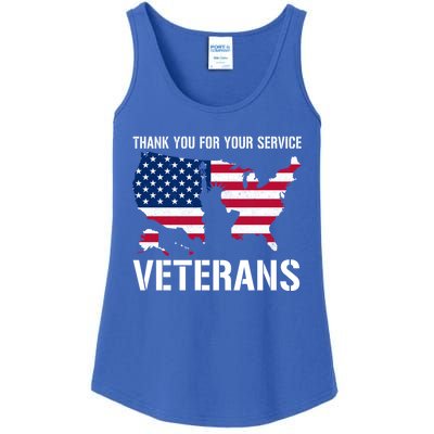 Thank You For Your Service Veterans Gift Veteran Day Gift Ladies Essential Tank