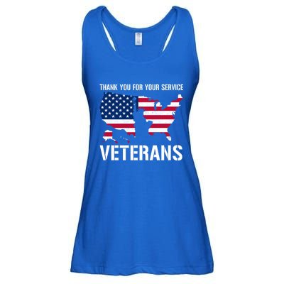 Thank You For Your Service Veterans Gift Veteran Day Gift Ladies Essential Flowy Tank