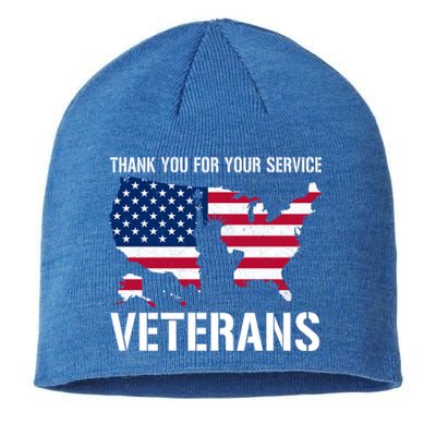 Thank You For Your Service Veterans Gift Veteran Day Gift Sustainable Beanie